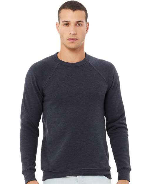 unisex sponge fleece raglan crewneck sweatshirt - 3901