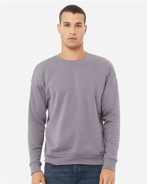 unisex sponge fleece drop shoulder crewneck sweatshirt - 3945