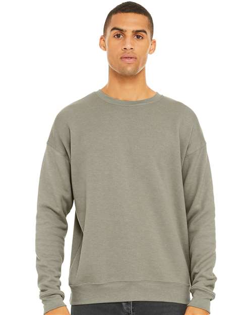 unisex sponge fleece drop shoulder crewneck sweatshirt - 3945