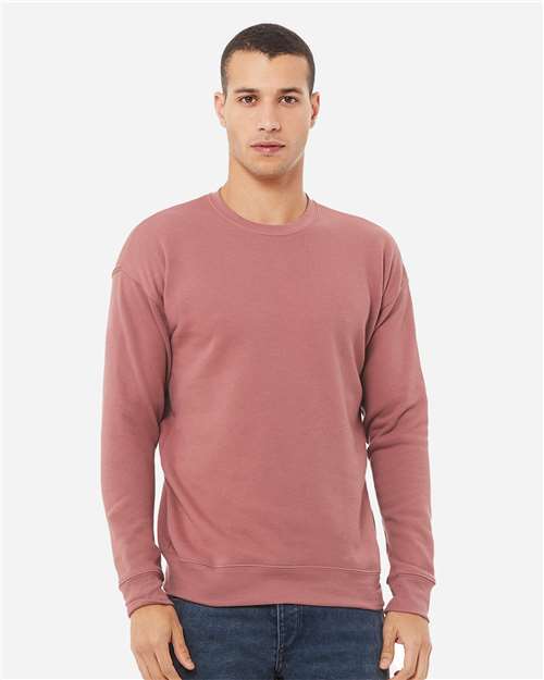 unisex sponge fleece drop shoulder crewneck sweatshirt - 3945