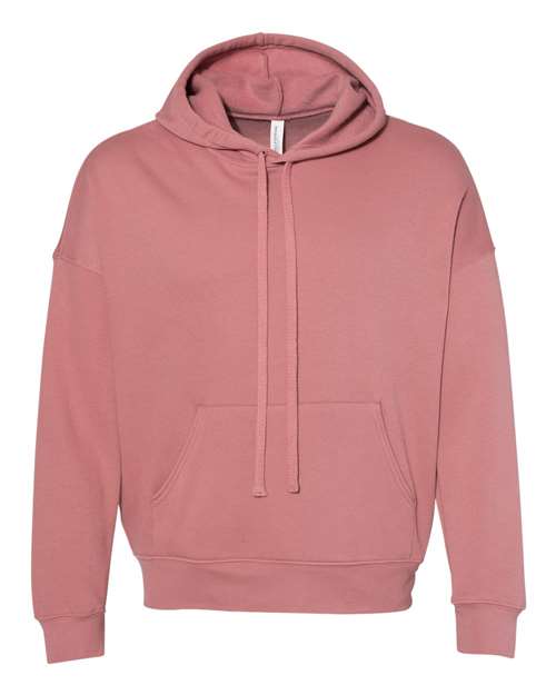 unisex sponge fleece drop shoulder hoodie sweatshirt - 3729