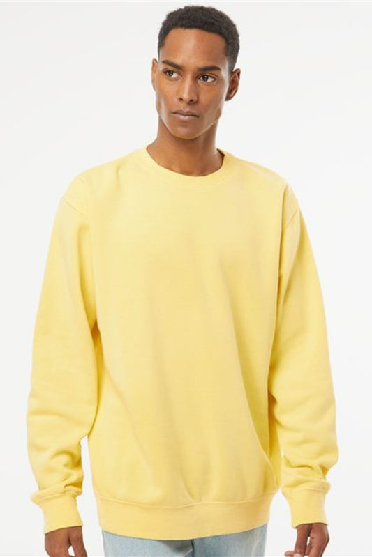Unisex Midweight Pigment-Dyed Crewneck Sweatshirt - PRM3500