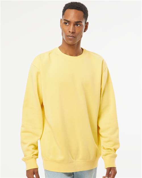 unisex midweight pigment-dyed crewneck sweatshirt - prm3500