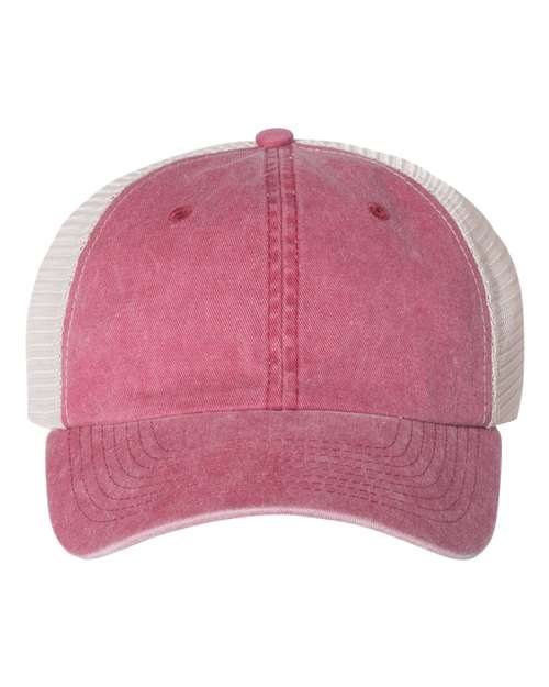 pigment-dyed trucker cap - sp510