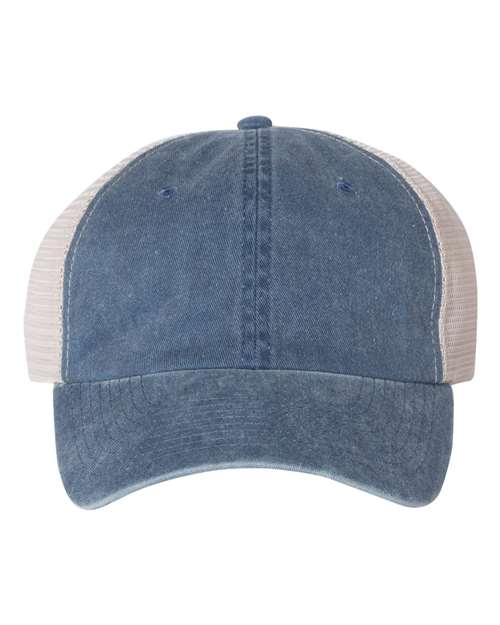 pigment-dyed trucker cap - sp510