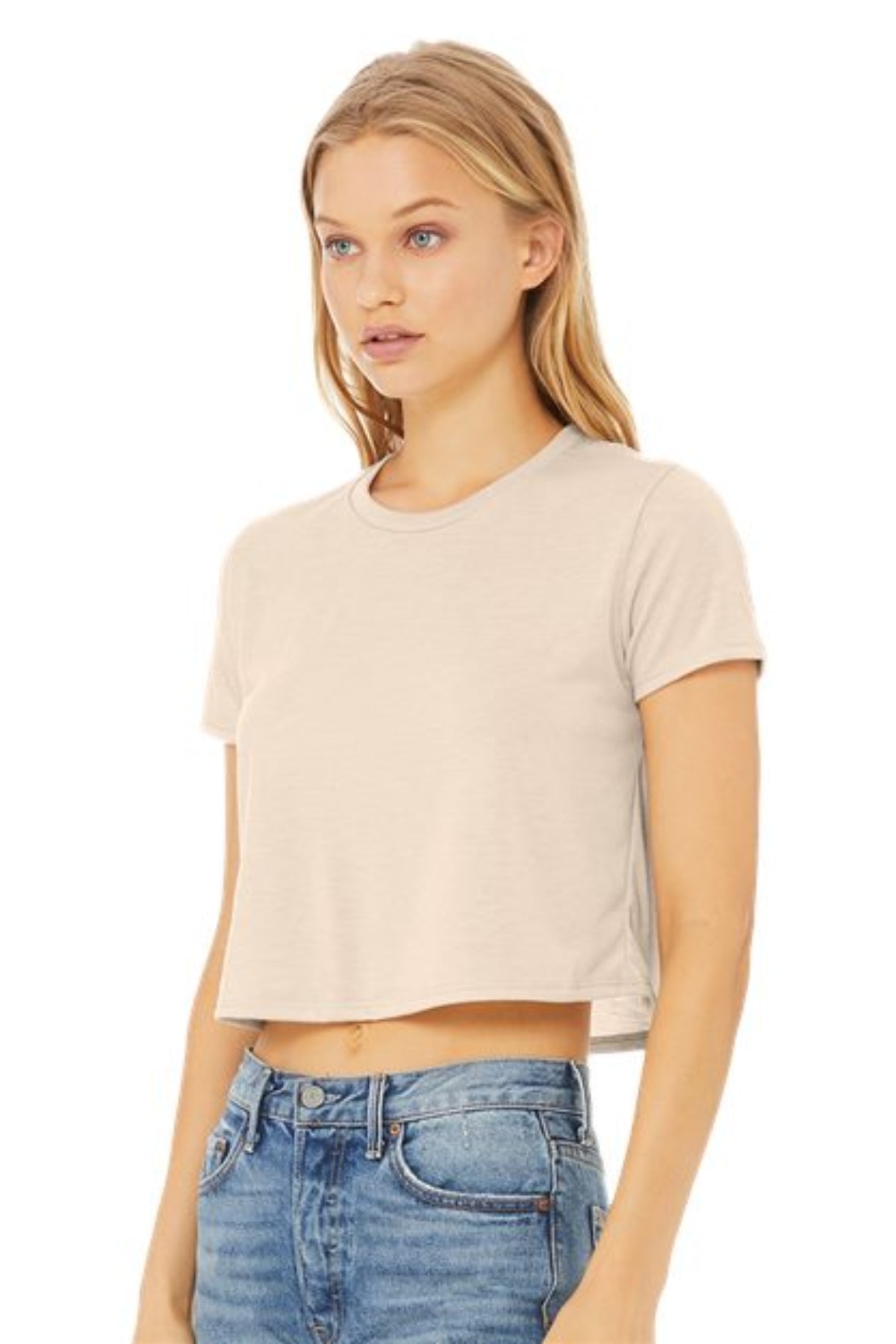 women’s flowy crop tee - 8882