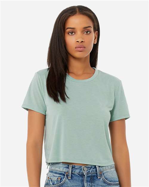 women’s flowy crop tee - 8882