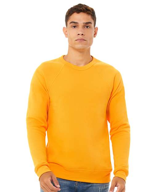 unisex sponge fleece raglan crewneck sweatshirt - 3901