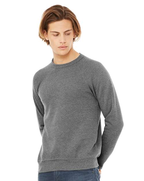 unisex sponge fleece raglan crewneck sweatshirt - 3901