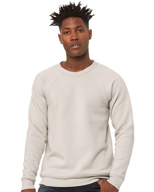 unisex sponge fleece raglan crewneck sweatshirt - 3901