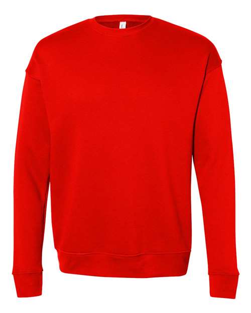 unisex sponge fleece drop shoulder crewneck sweatshirt - 3945