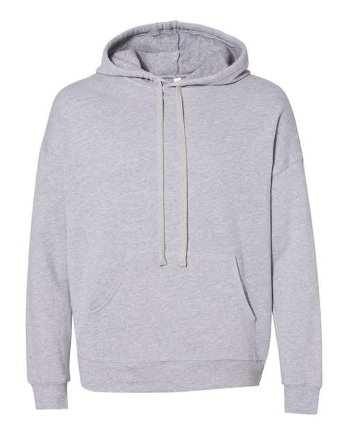 unisex sponge fleece drop shoulder hoodie sweatshirt - 3729