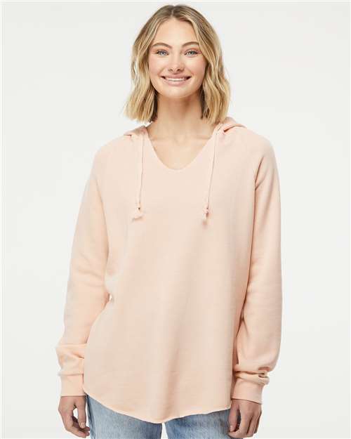 women’s lightweight california wave wash hooded sweatshirt - prm2500