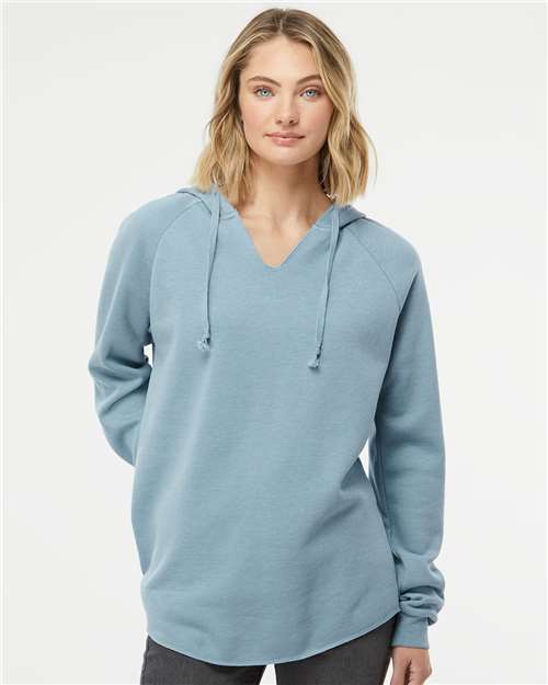 women’s lightweight california wave wash hooded sweatshirt - prm2500