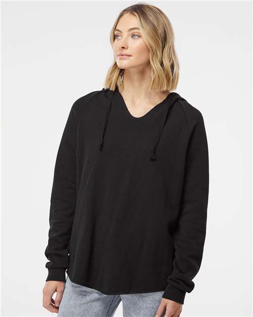women’s lightweight california wave wash hooded sweatshirt - prm2500
