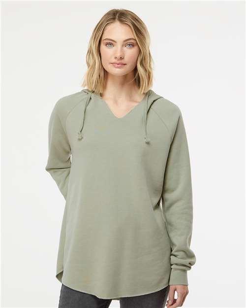 women’s lightweight california wave wash hooded sweatshirt - prm2500