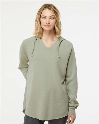 Women’s Lightweight California Wave Wash Hooded Sweatshirt - PRM2500