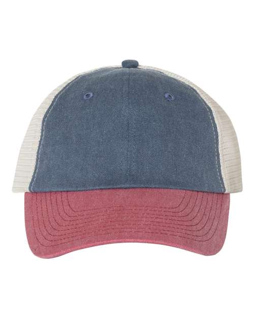 pigment-dyed trucker cap - sp510