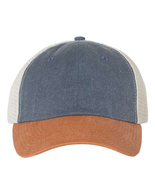 pigment-dyed trucker cap - sp510