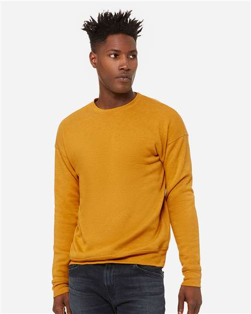 unisex sponge fleece drop shoulder crewneck sweatshirt - 3945