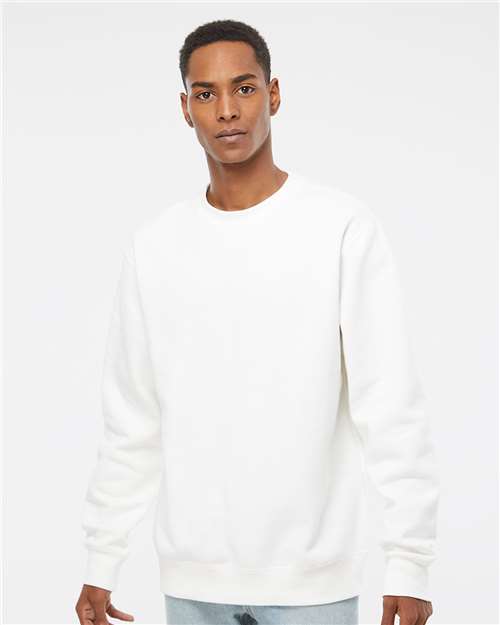 unisex midweight pigment-dyed crewneck sweatshirt - prm3500