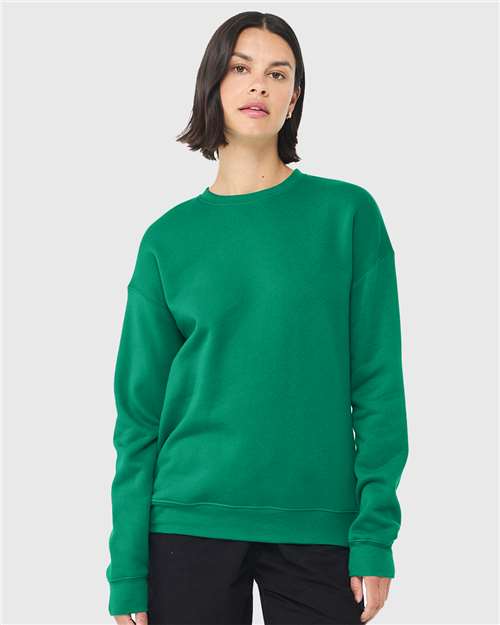 unisex sponge fleece drop shoulder crewneck sweatshirt - 3945