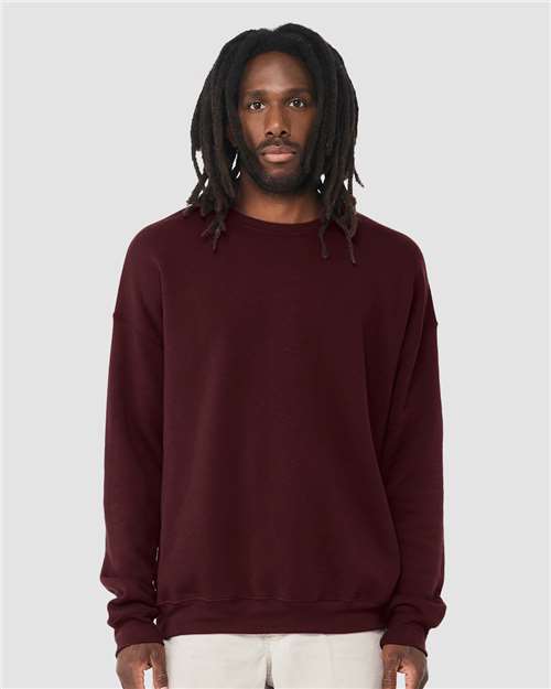 unisex sponge fleece drop shoulder crewneck sweatshirt - 3945