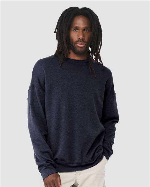 unisex sponge fleece drop shoulder crewneck sweatshirt - 3945