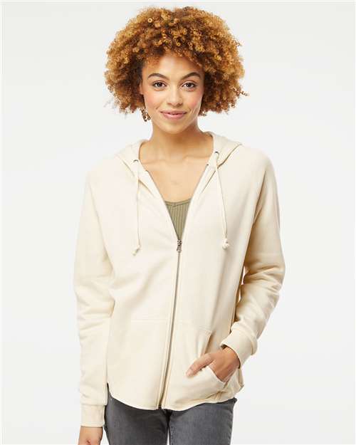 women's california wave wash full-zip hooded sweatshirt - prm2500z