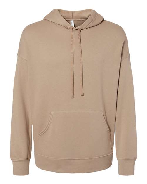 unisex sponge fleece drop shoulder hoodie sweatshirt - 3729