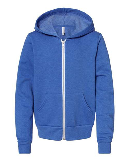 Youth Sponge Fleece Full-Zip Hoodie Sweatshirt - 3739Y