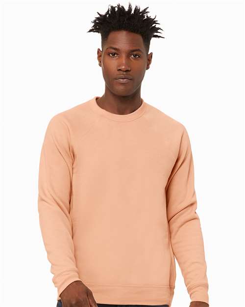unisex sponge fleece raglan crewneck sweatshirt - 3901