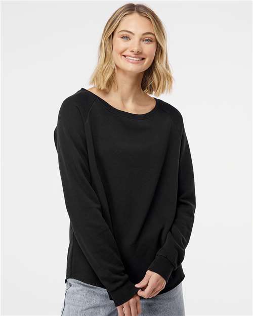 women's california wave wash crewneck sweatshirt - prm2000