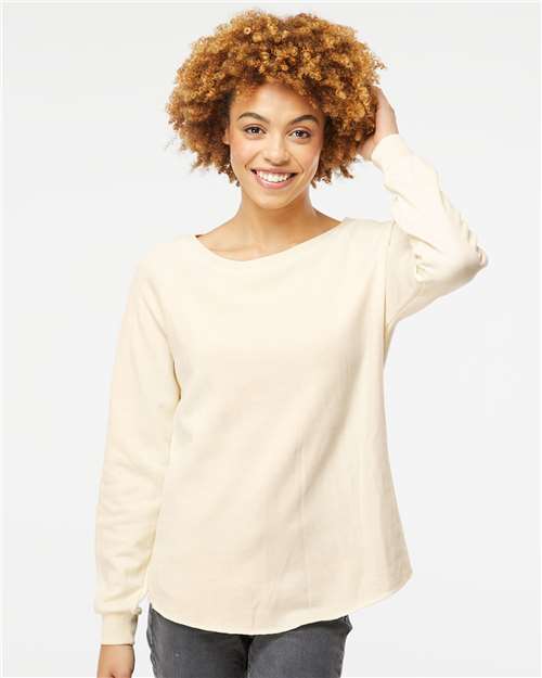 women's california wave wash crewneck sweatshirt - prm2000