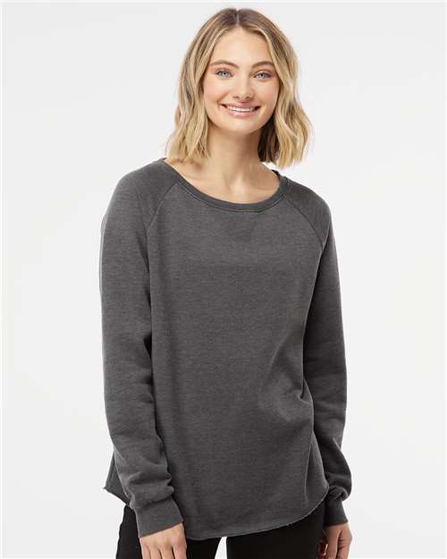 women's california wave wash crewneck sweatshirt - prm2000