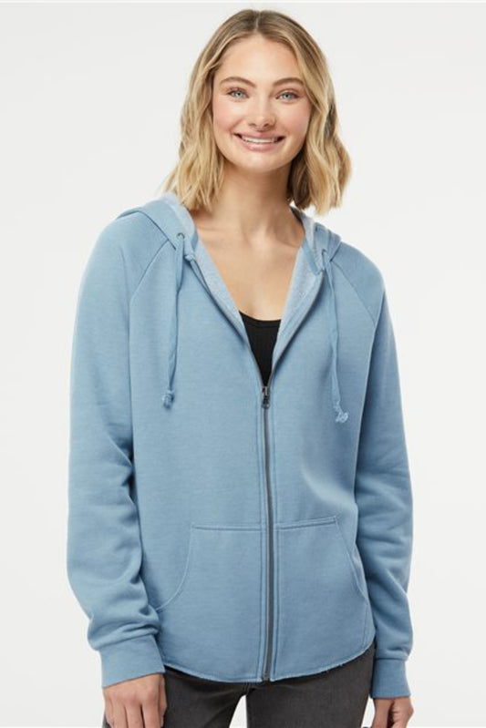 Women's California Wave Wash Full-Zip Hooded Sweatshirt - PRM2500Z