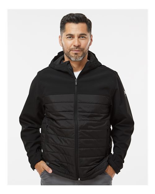 men's pinnacle soft shell puffer jacket - 5324
