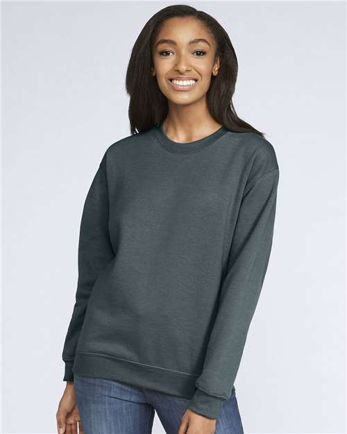 unisex softstyle® midweight crewneck sweatshirt - sf000