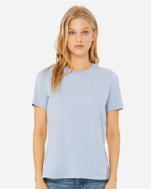 women’s relaxed fit heather cvc tee - 6400cvc