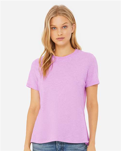 women’s relaxed fit heather cvc tee - 6400cvc