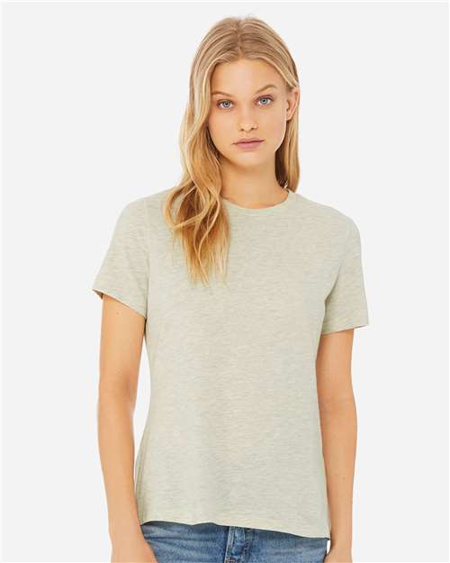 women’s relaxed fit heather cvc tee - 6400cvc