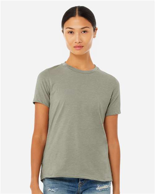 women’s relaxed fit heather cvc tee - 6400cvc