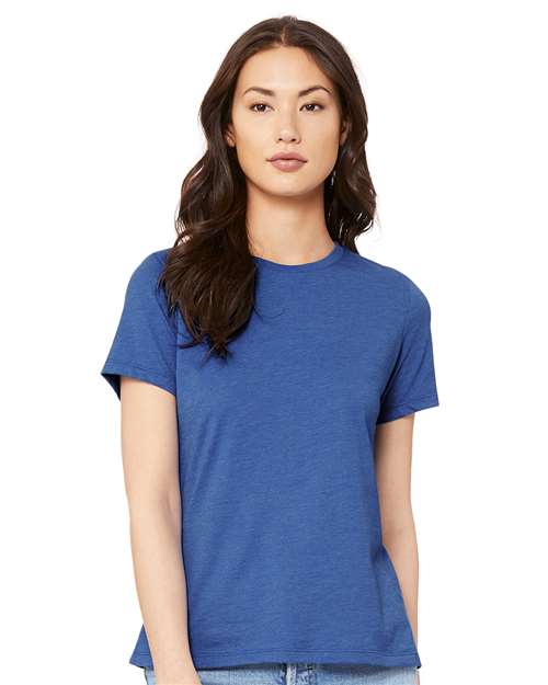 women’s relaxed fit heather cvc tee - 6400cvc