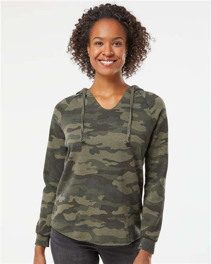 Women’s Lightweight California Wave Wash Hooded Sweatshirt - PRM2500
