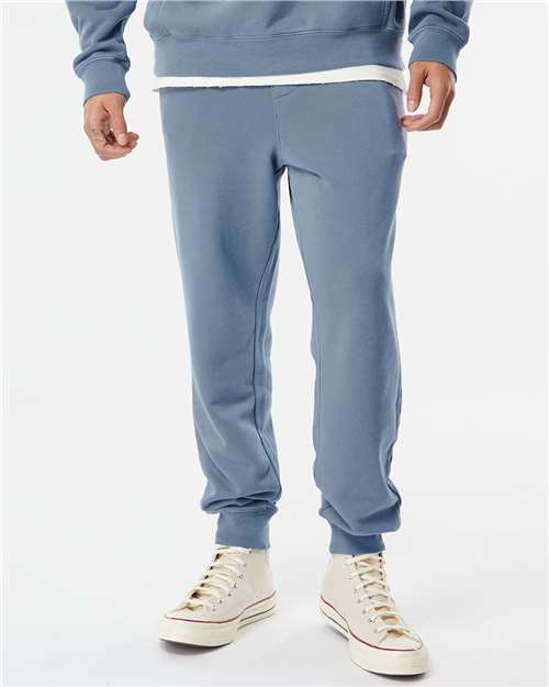 unisex pigment-dyed fleece sweatpants - prm50ptpd