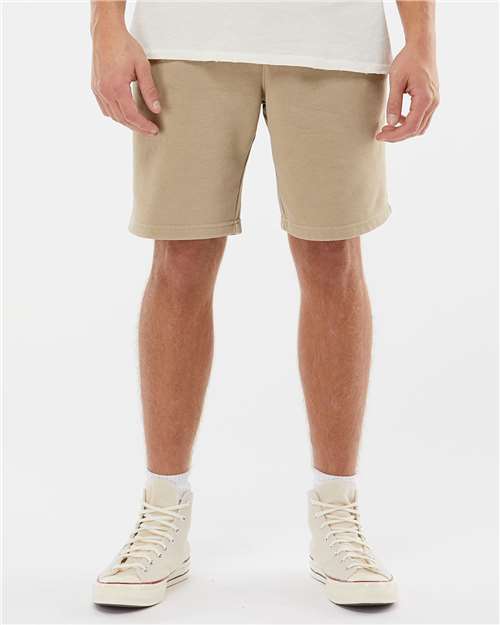 unisex pigment-dyed fleece shorts - prm50stpd