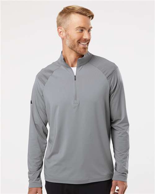 men's ultimate365 lightweight shoulder stripe quarter-zip pullover - a520