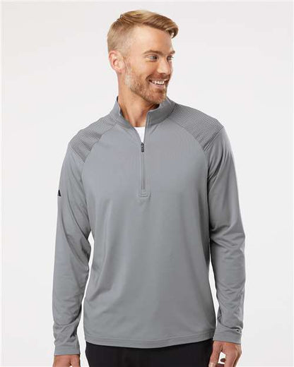 Men's Ultimate365 Lightweight Shoulder Stripe Quarter-Zip Pullover - A520