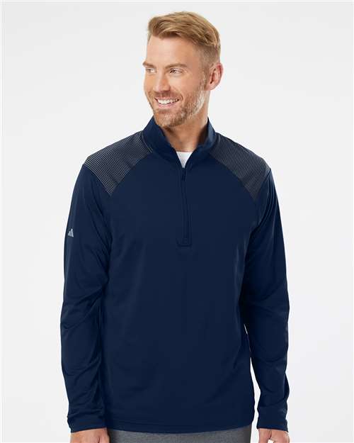 men's ultimate365 lightweight shoulder stripe quarter-zip pullover - a520