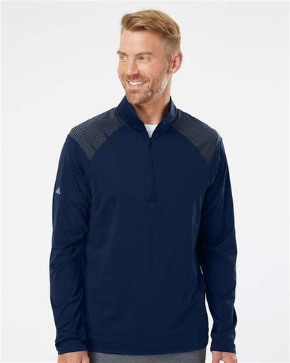 Men's Ultimate365 Lightweight Shoulder Stripe Quarter-Zip Pullover - A520
